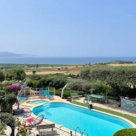 Vue Avec Piscine Et Jardin Arbore