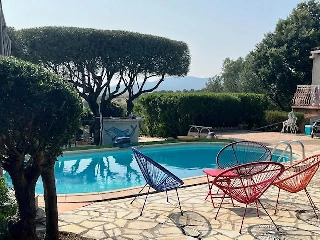 Villa Vue Avec Piscine Et Jardin Arbore Coggia